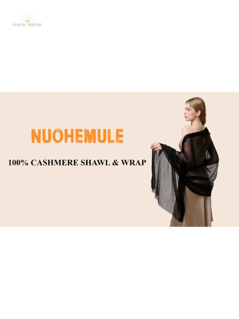 Luxury 100% Cashmere Shawl Wrap Women 90